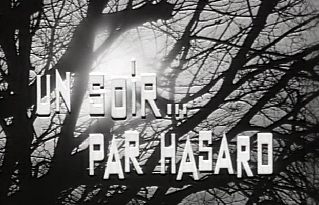 Title screen of Un soir... par hasard