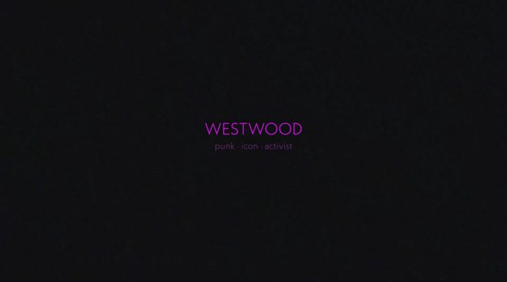 Title screen of Westwood: Punk, Icon, Activist