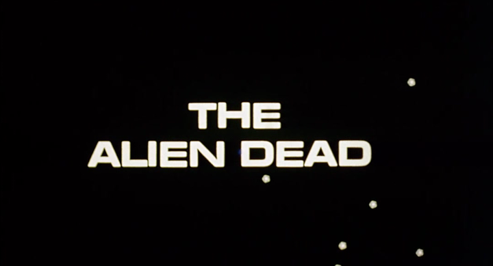 Title screen of The Alien Dead
