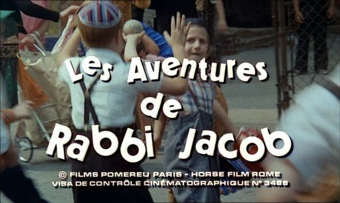 Title screen of Les aventures de Rabbi Jacob