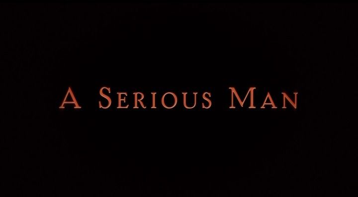 Title screen of A Serious Man