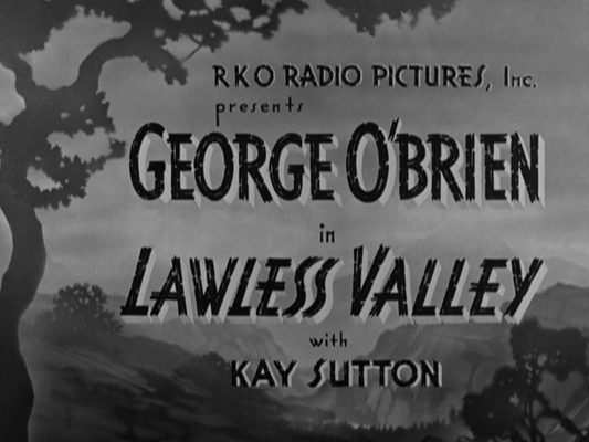 Title screen of Lawless Valley
