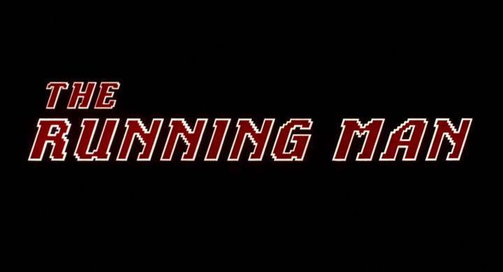 Title screen of The Running Man