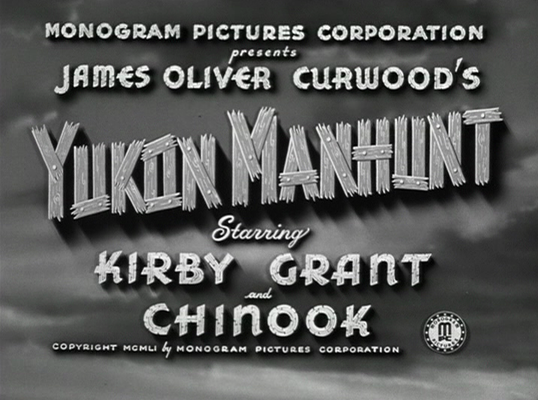 Title screen of Yukon Manhunt