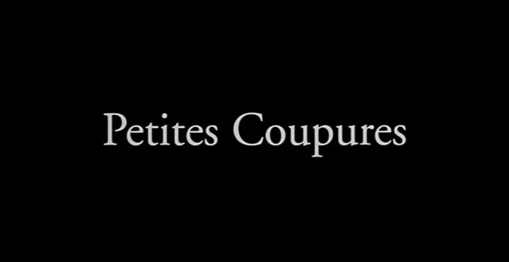 Title screen of Petites coupures