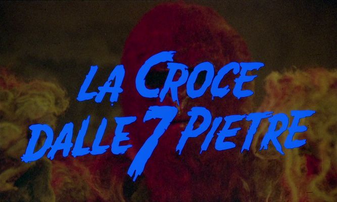 Title screen of La croce dalle sette pietre