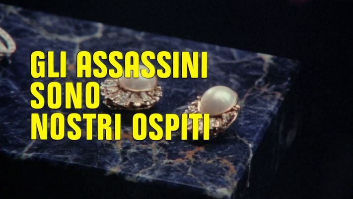 Title screen of Gli assassini sono nostri ospiti