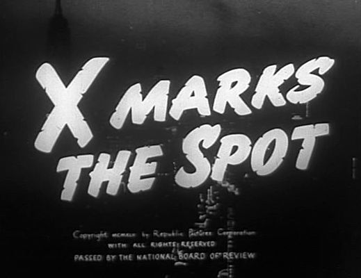 Title screen of X Marks the Spot