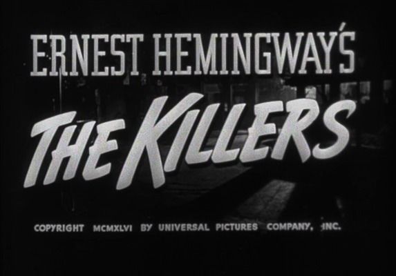 Title screen of The Killers