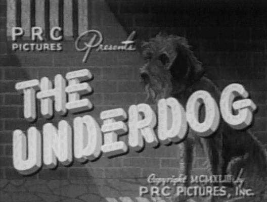 Title screen of The Underdog