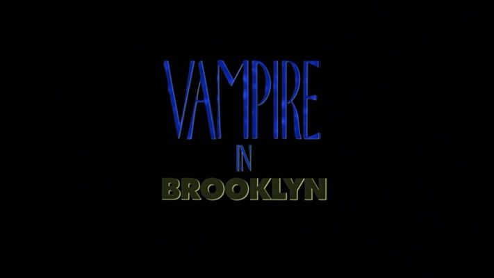 Title screen of Vampire in Brooklyn