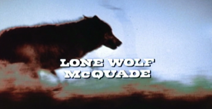 Title screen of Lone Wolf McQuade