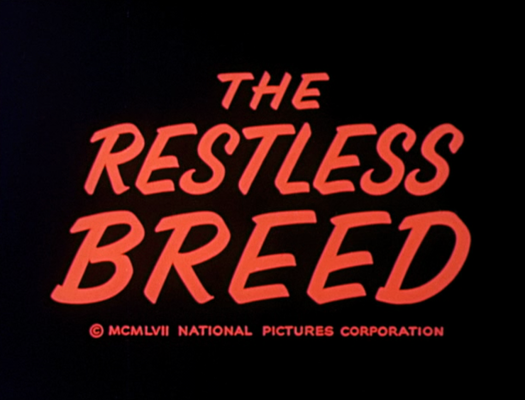 Title screen of The Restless Breed