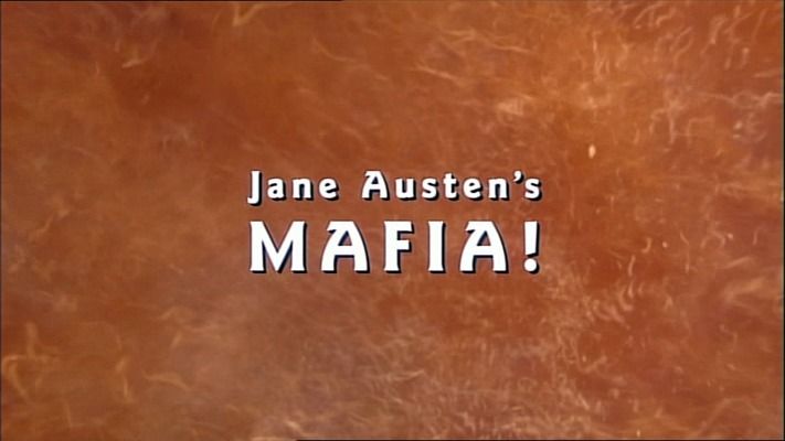 Title screen of Jane Austen's Mafia!