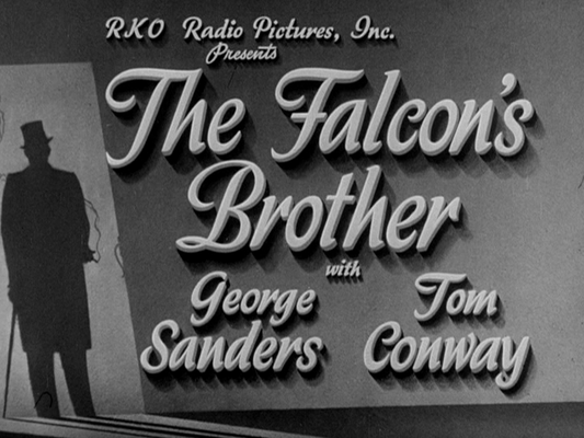 Title screen of The Falcon's Brother