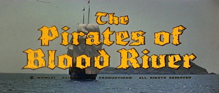 Title screen of The Pirates of Blood River
