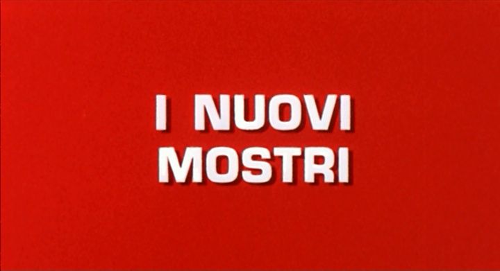 Title screen of I nuovi mostri