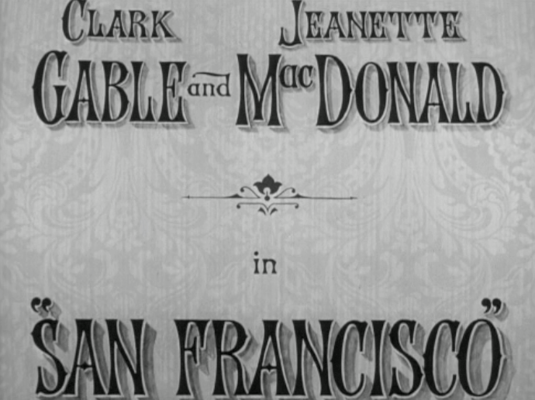 Title screen of San Francisco