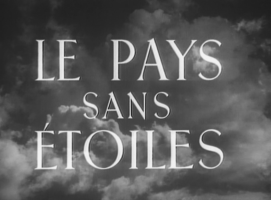 Title screen of Le pays sans étoiles