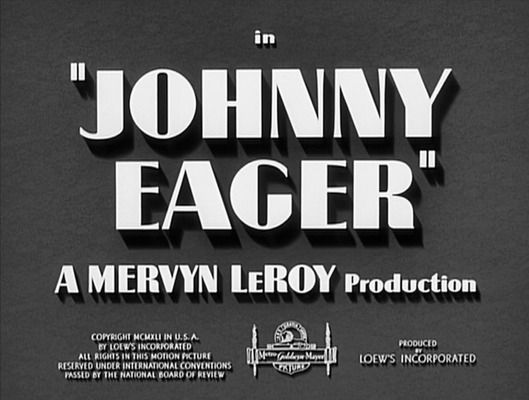 Title screen of Johnny Eager