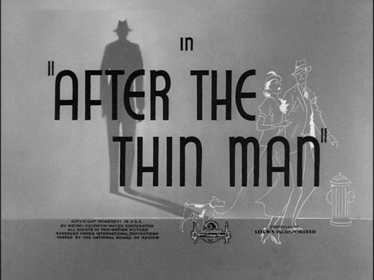 Title screen of After the Thin Man