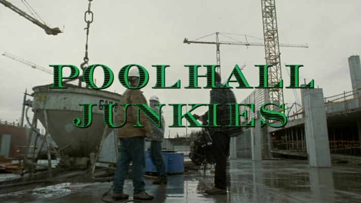 Title screen of Poolhall Junkies