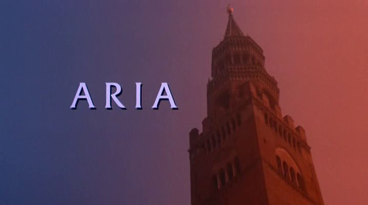 Title screen of Aria