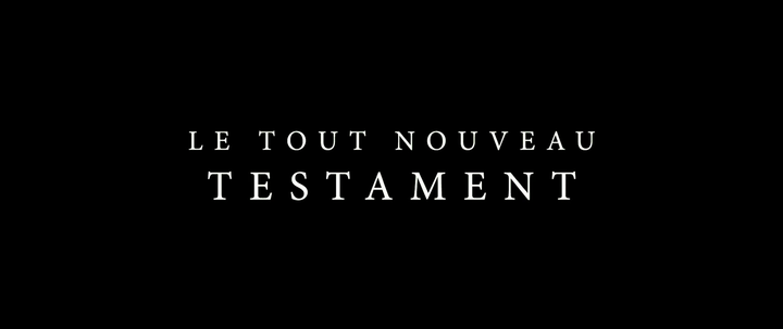 Title screen of Le tout nouveau testament