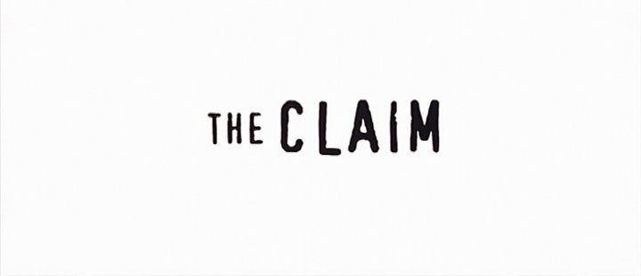 Title screen of The Claim