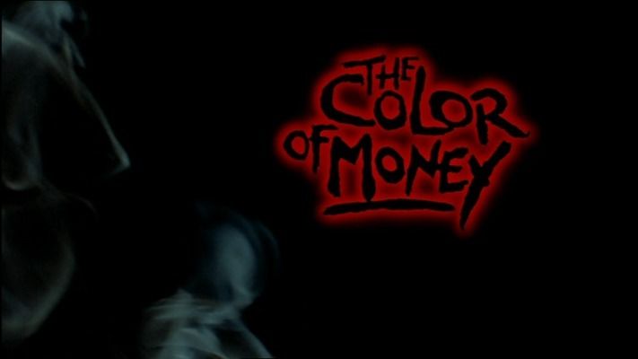 Title screen of The Color of Money