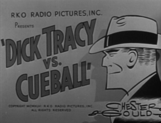 Title screen of Dick Tracy vs. Cueball