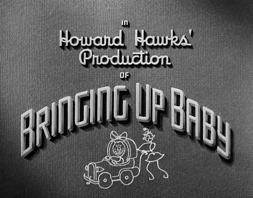Title screen of Bringing Up Baby