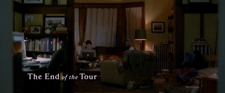 Title screen of The End of the Tour