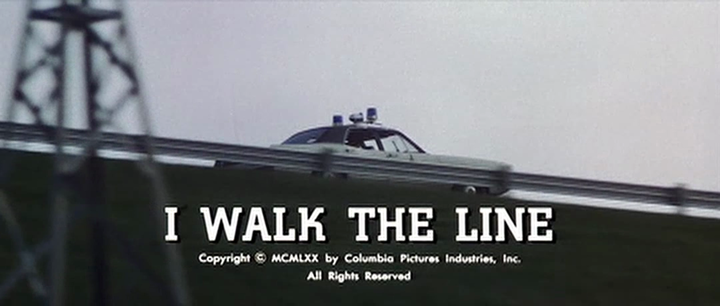 Title screen of I Walk the Line