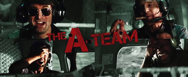 Title screen of The A-Team
