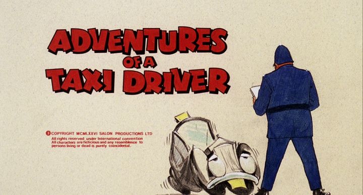 Title screen of Adventures of a Taxi Driver