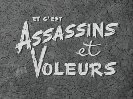 Title screen of Assassins et voleurs