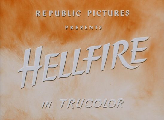 Title screen of Hellfire