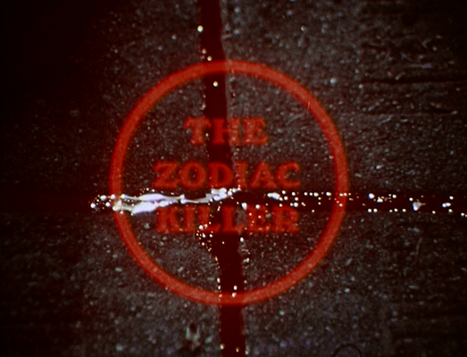 Title screen of The Zodiac Killer