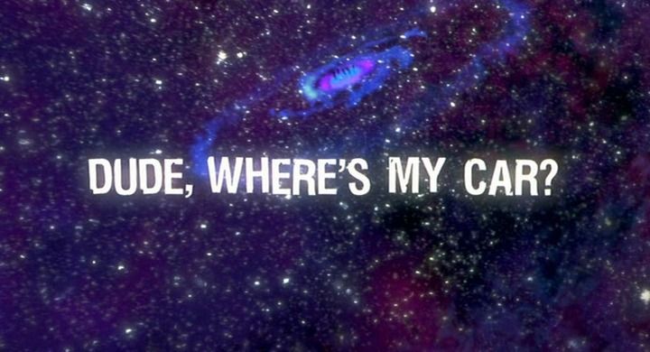 Title screen of Dude, Where's My Car?