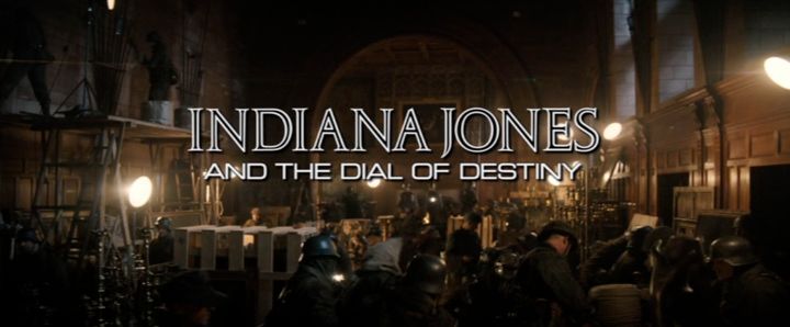 Title screen of Indiana Jones and the Dial of Destiny