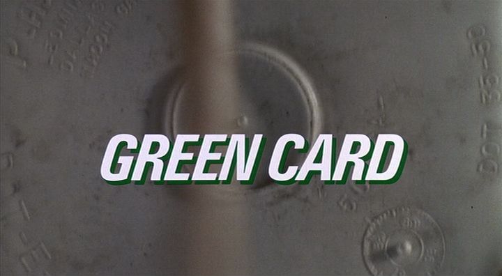 Title screen of Green Card