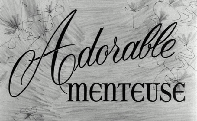 Title screen of Adorable menteuse