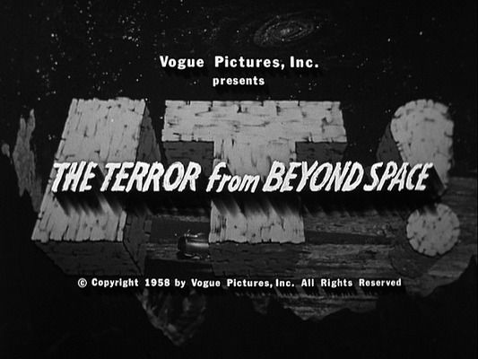 Title screen of It! The Terror from Beyond Space