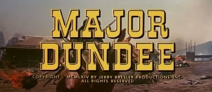 Title screen of Major Dundee