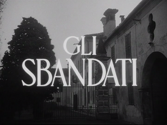Title screen of Gli sbandati