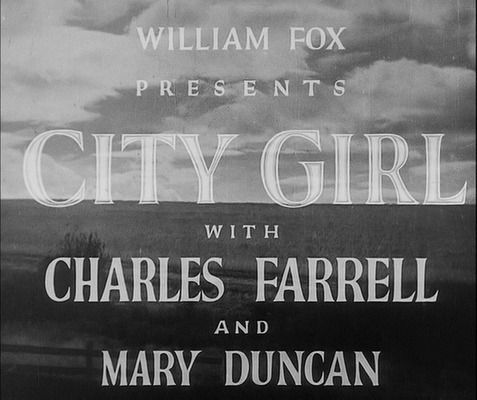 Title screen of City Girl