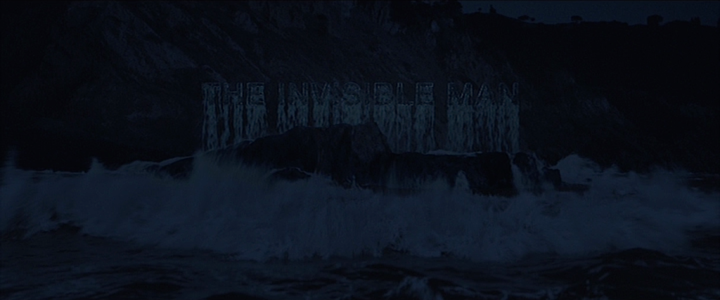Title screen of The Invisible Man