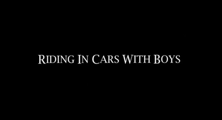 Title screen of Riding in Cars with Boys