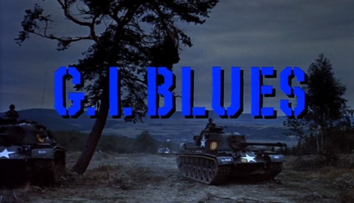 Title screen of G.I. Blues